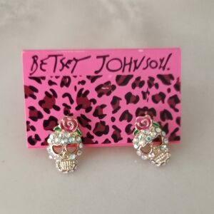 Betsey Johnson Day Of Dead Earrings